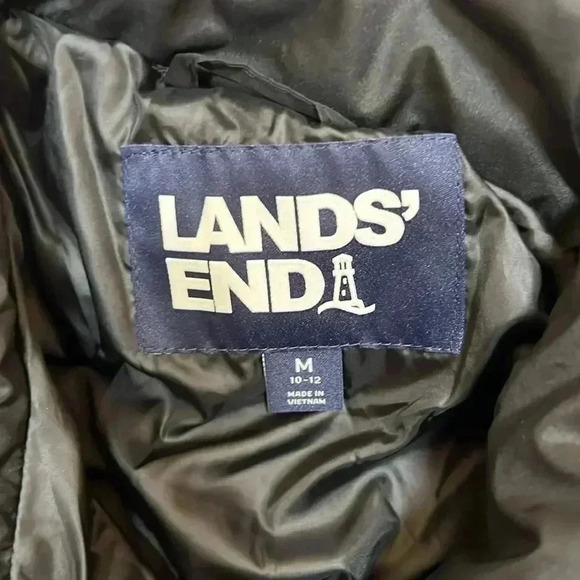 Lands End Black Jacket Size M - Picture 3 of 8